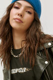 Blouson en tissu enduit