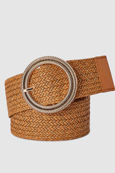 Ceinture tressée bicolore CAM