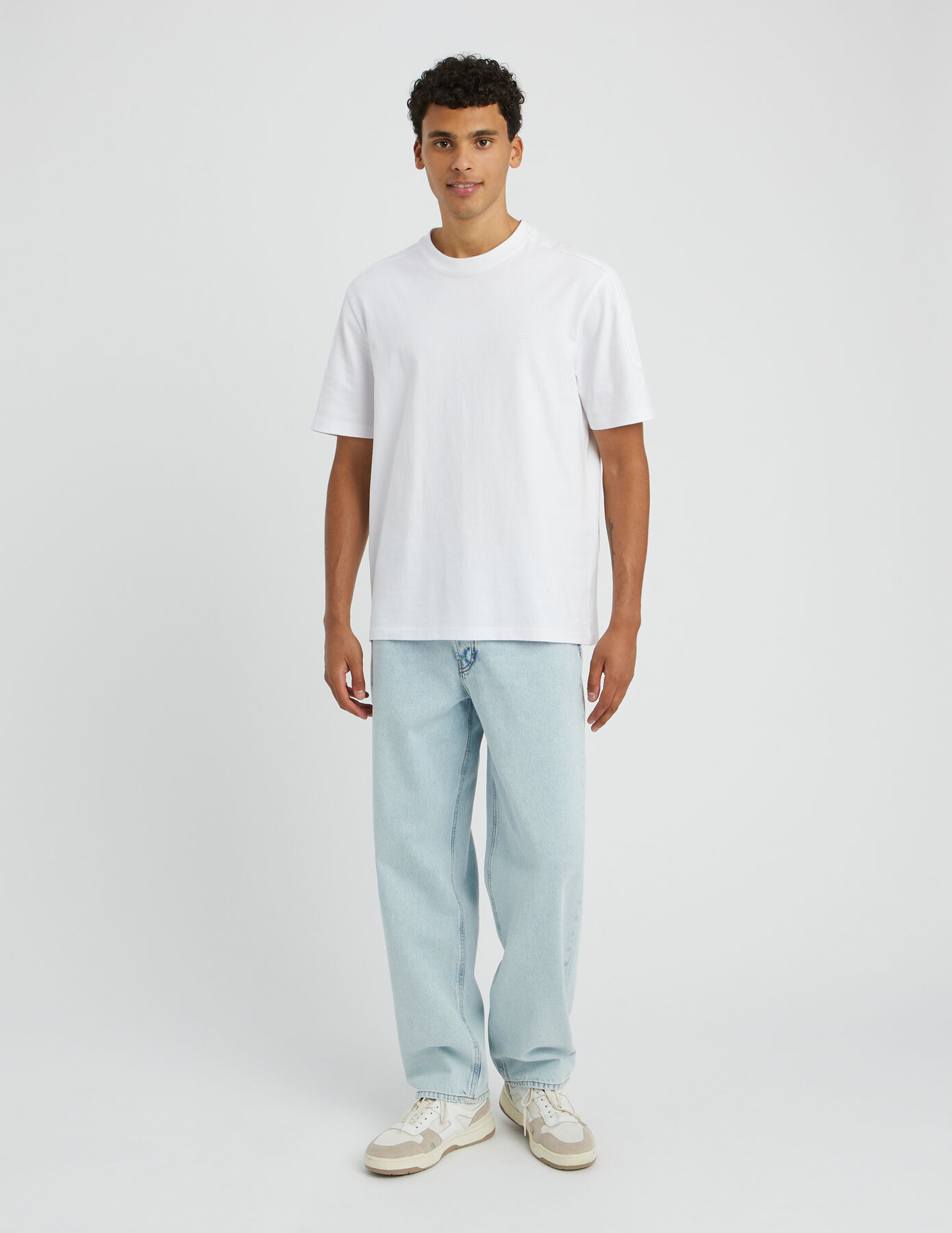 Jean loose bleach