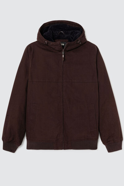 Blouson chaud uni canvas