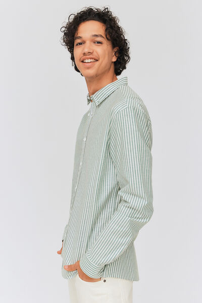 Chemise rayée coupe ajustée