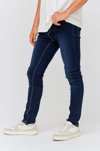 Jean slim basique stone foncé