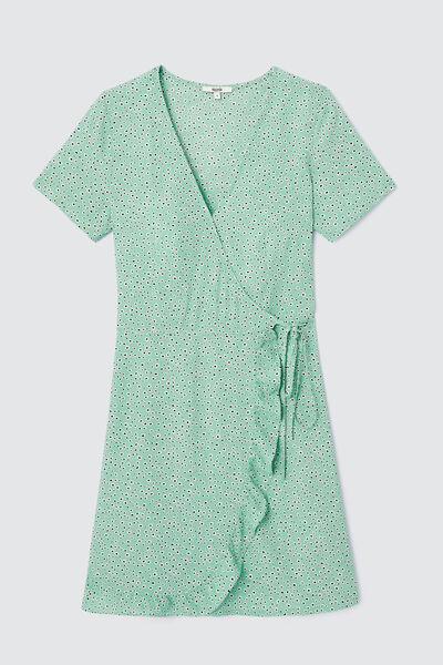 Robe portefeuille imprimée