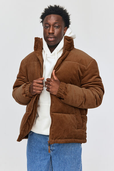 Doudoune chaude en velours