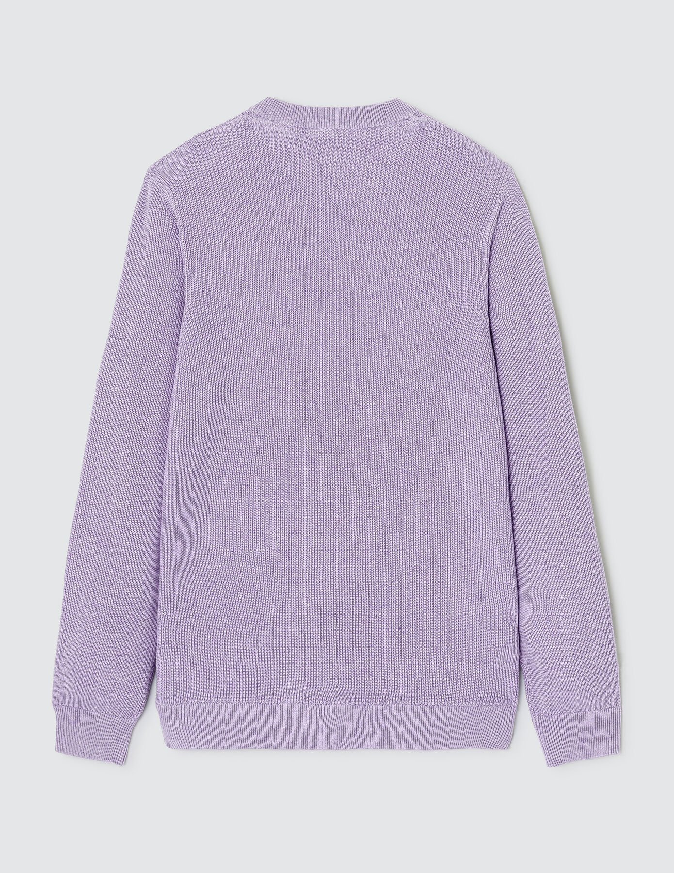 Pull côtelé coton neps