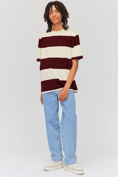 T-shirt maxi rayures