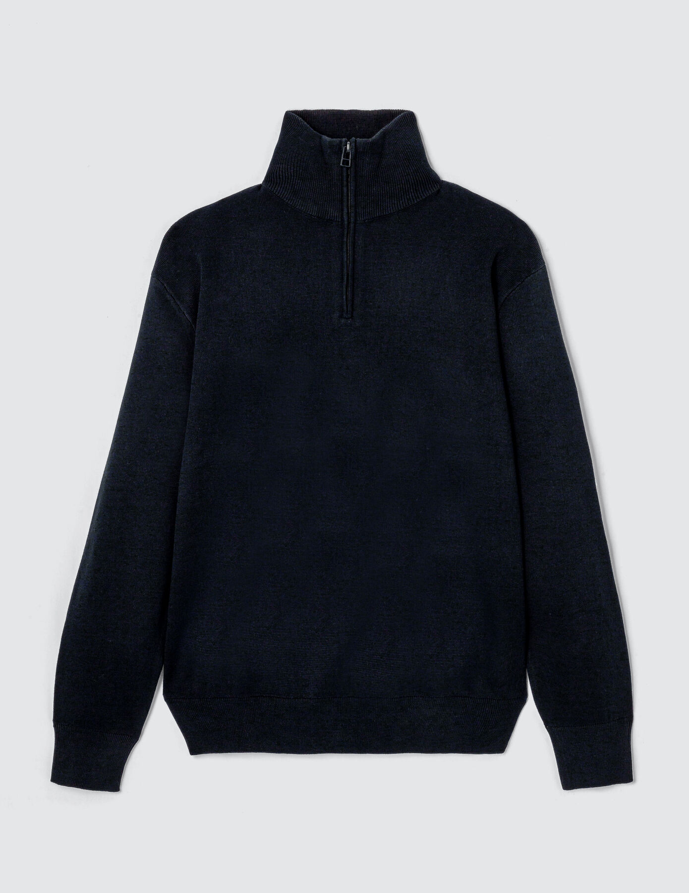 Pull col montant zippé