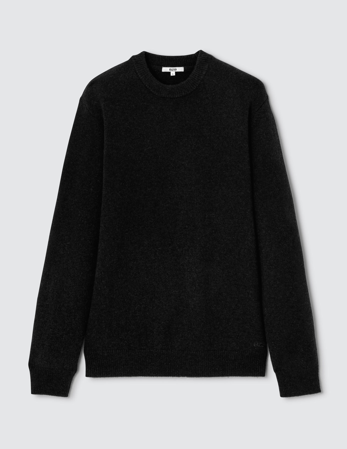 Pull col rond en laine