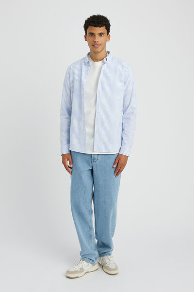 Chemise rayée ajustée