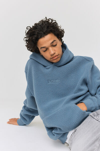 Sweat sherpa à capuche