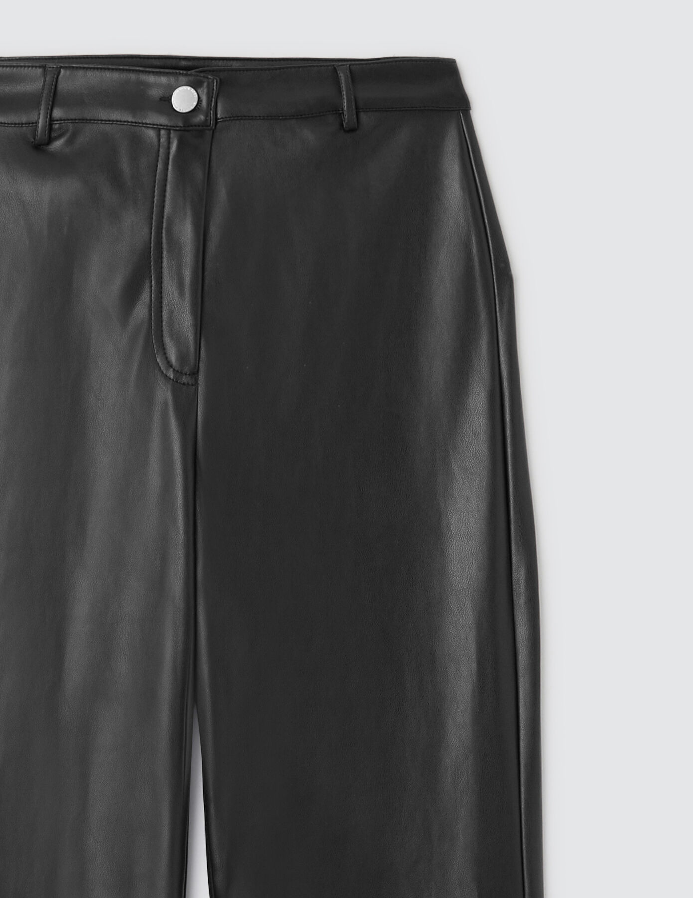 Pantalon en tissu enduit