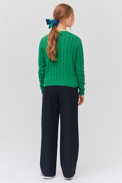 Pull torsadé uni