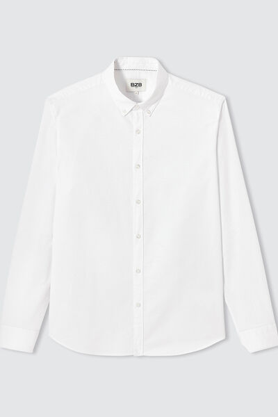 Chemise unie ajustée