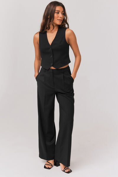 Gilet de tailleur rayé
