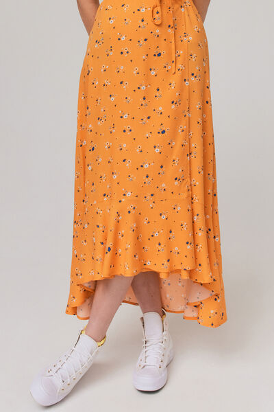 Robe longue imprimée