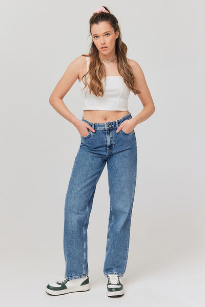 Jean boyfriend taille standard