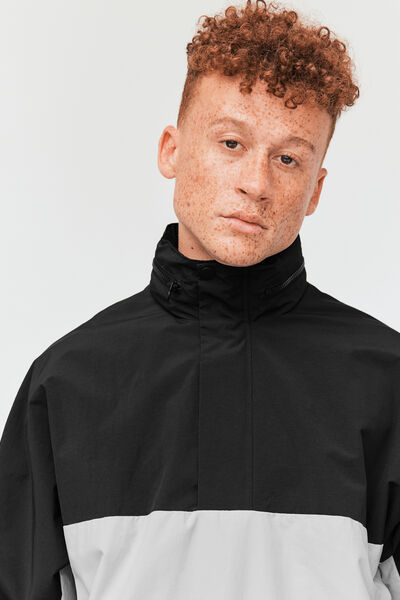 Blouson pop over bicolore