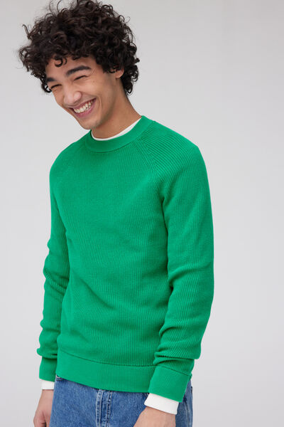 Pull raglan coton uni