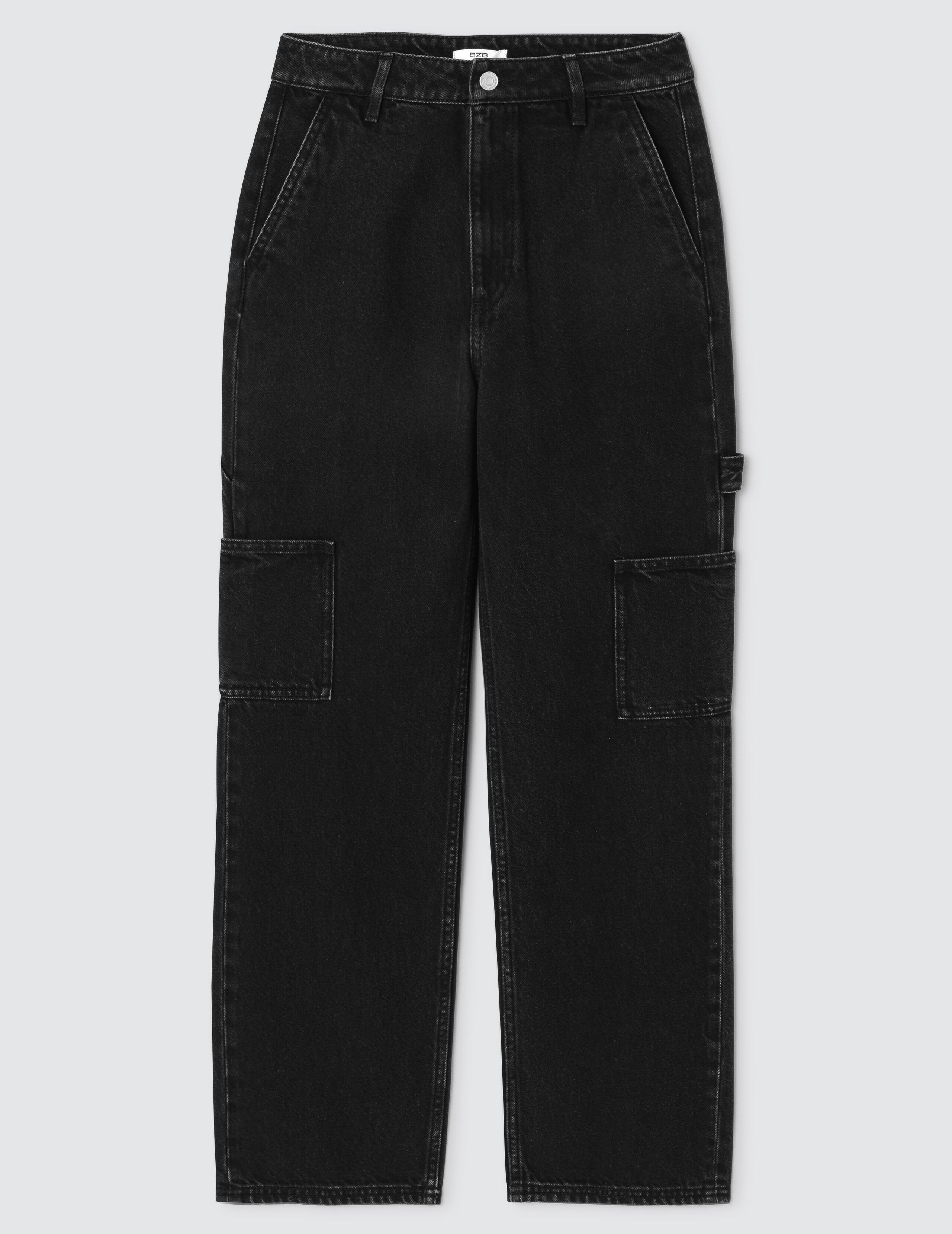 Jeans cargo 2025 noir