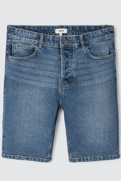 Bermuda en jean stone