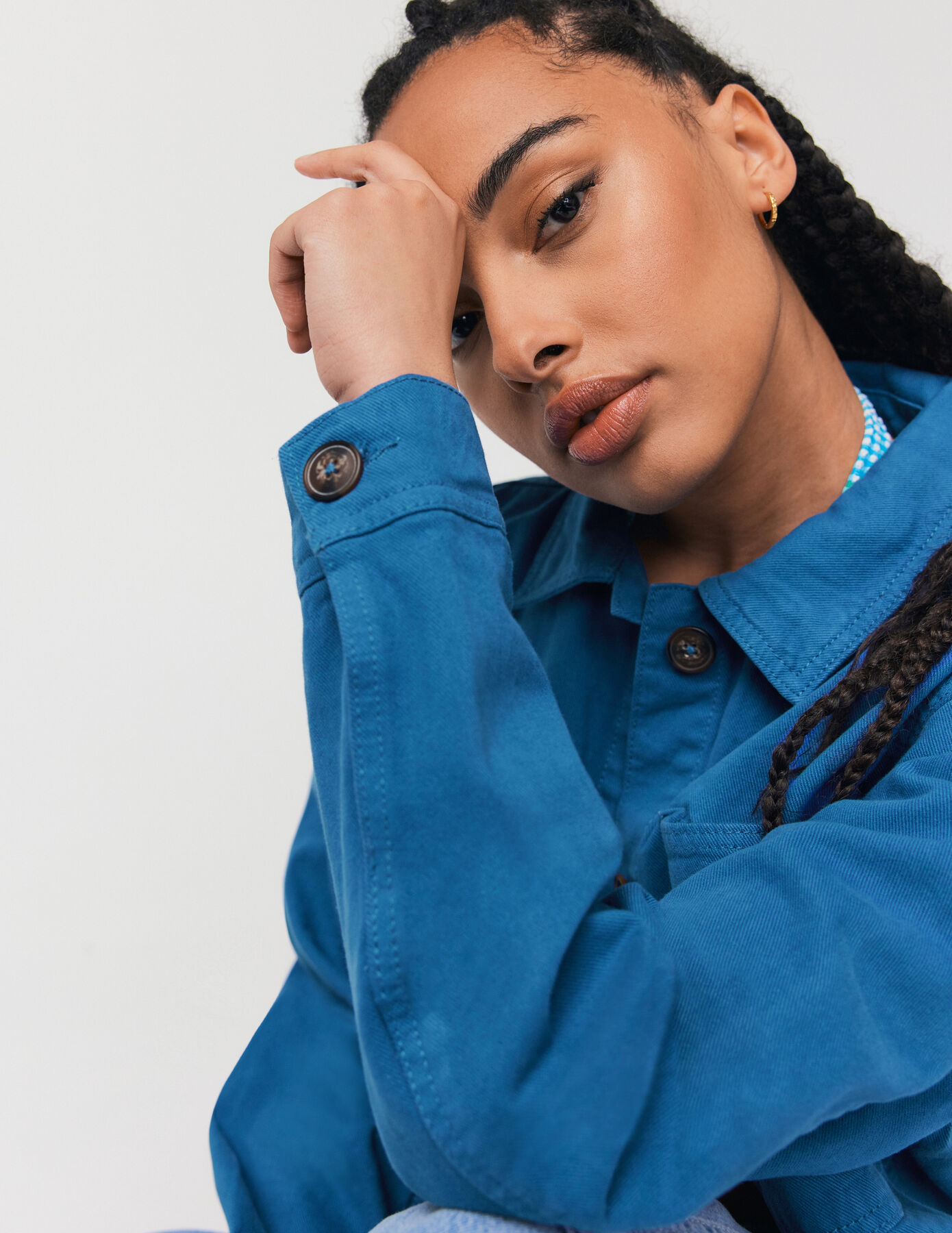 Veste coton boutonnée