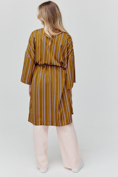 Kimono long rayé