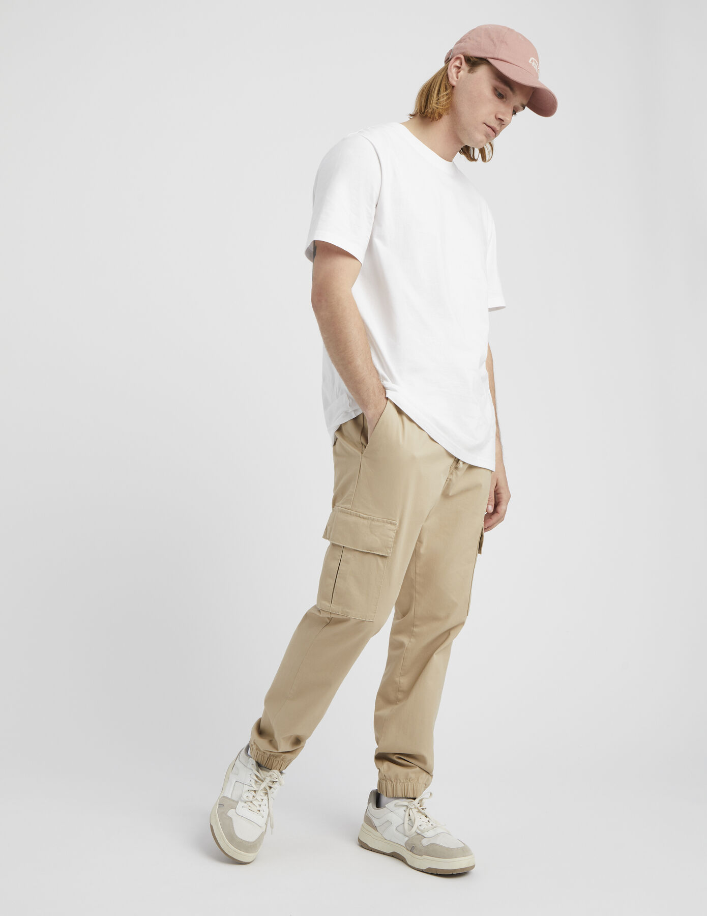 Pantalon Jean Hettabretz Beige Taille 32 - Coupe Droite, Détails Alligator, Neuf Avec étiquettes