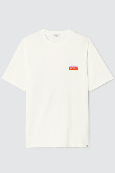 T-shirt imprimé dos Mont Fuji