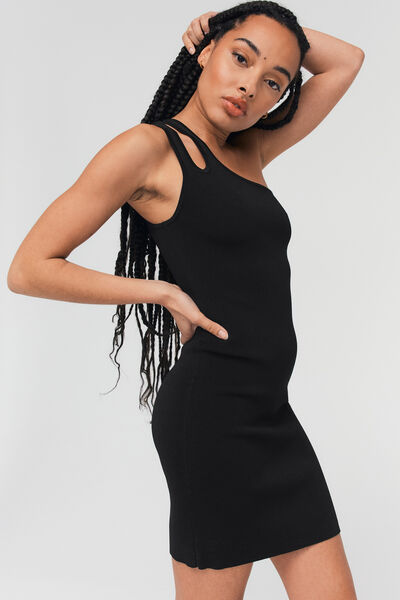 Robe en maille cut out