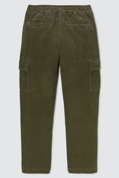 Pantalon cargo velours
