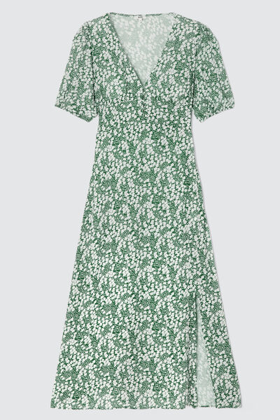 Robe longue imprim&eacute;e