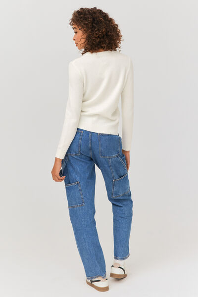 Pull col rond uni