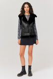 Blouson double face sans manches