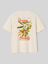 T-shirt imprim&eacute; devant/dos