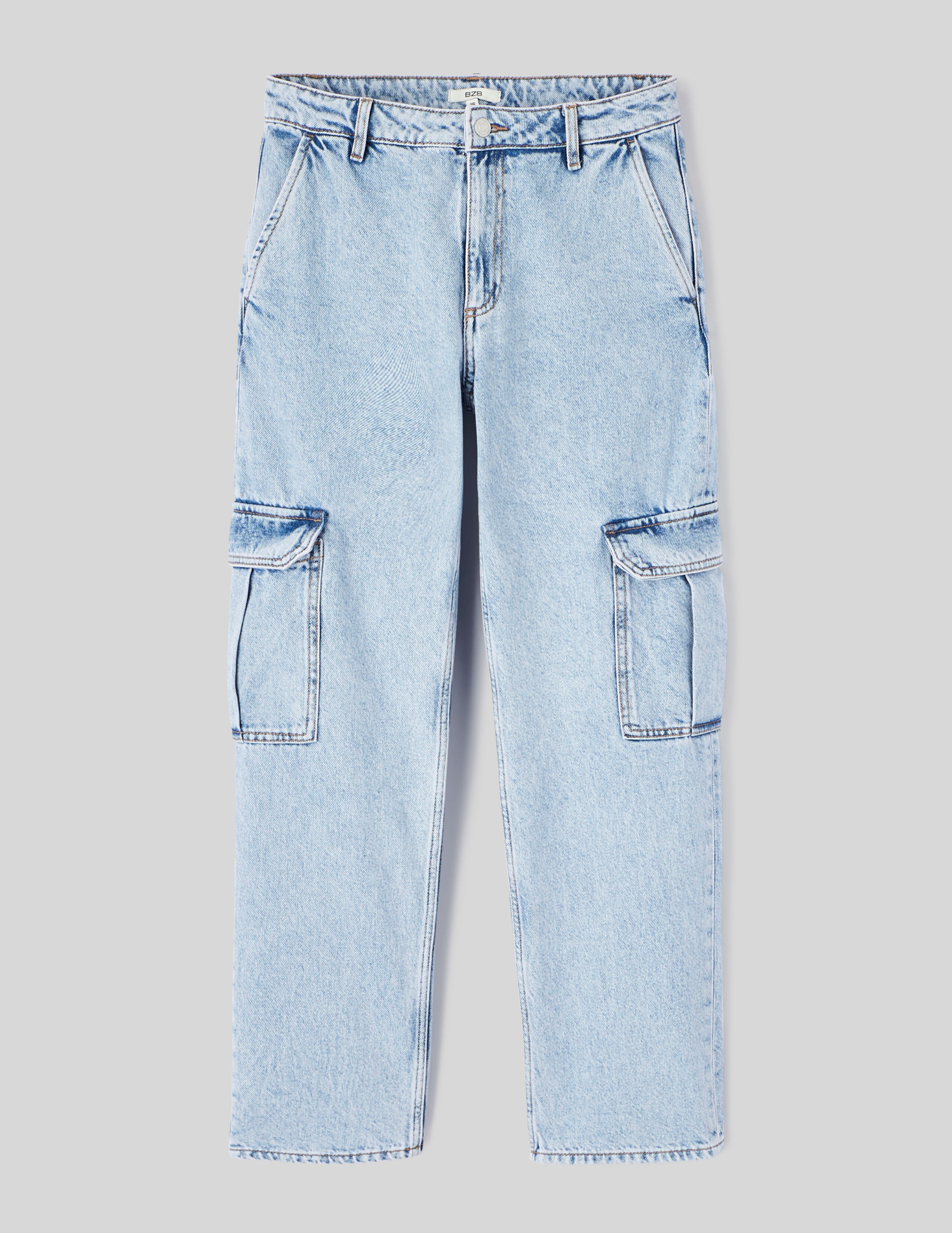Jean cargo femme bleu outlet
