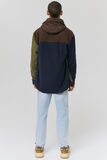 Surchemise polaire colorblock