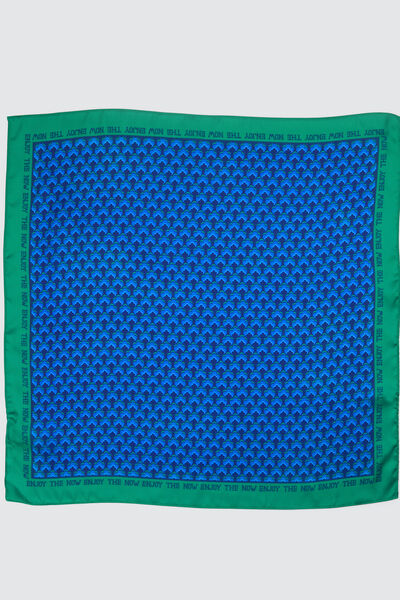 Foulard satin imprimé