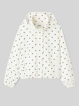 Blouson l&eacute;ger imprim&eacute; pois