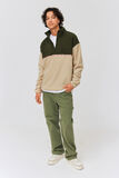 Sweat polaire col montant zippé