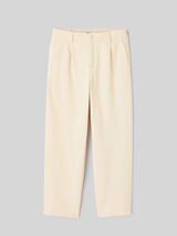 Pantalon droit &agrave; pinces