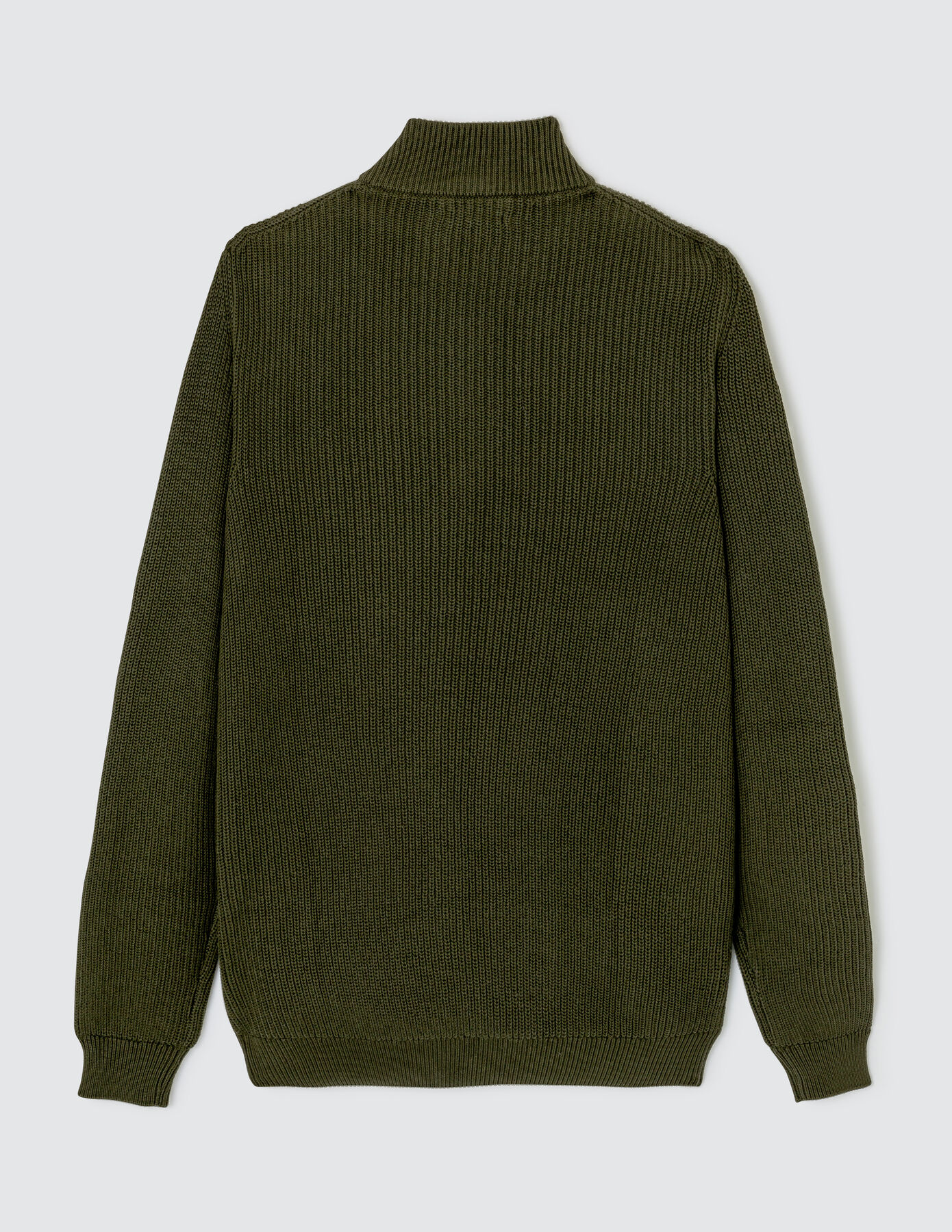 Pull avec col montant zippé