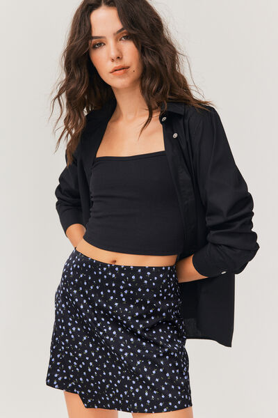 Jupe short imprimée