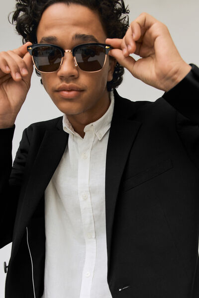 Veste de costume coupe droite