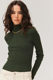 Pull col montant uni