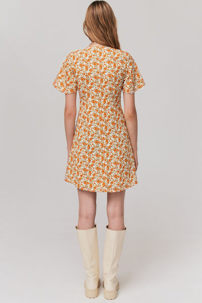 Robe courte imprimée