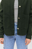 Veste en jean boutons dorés