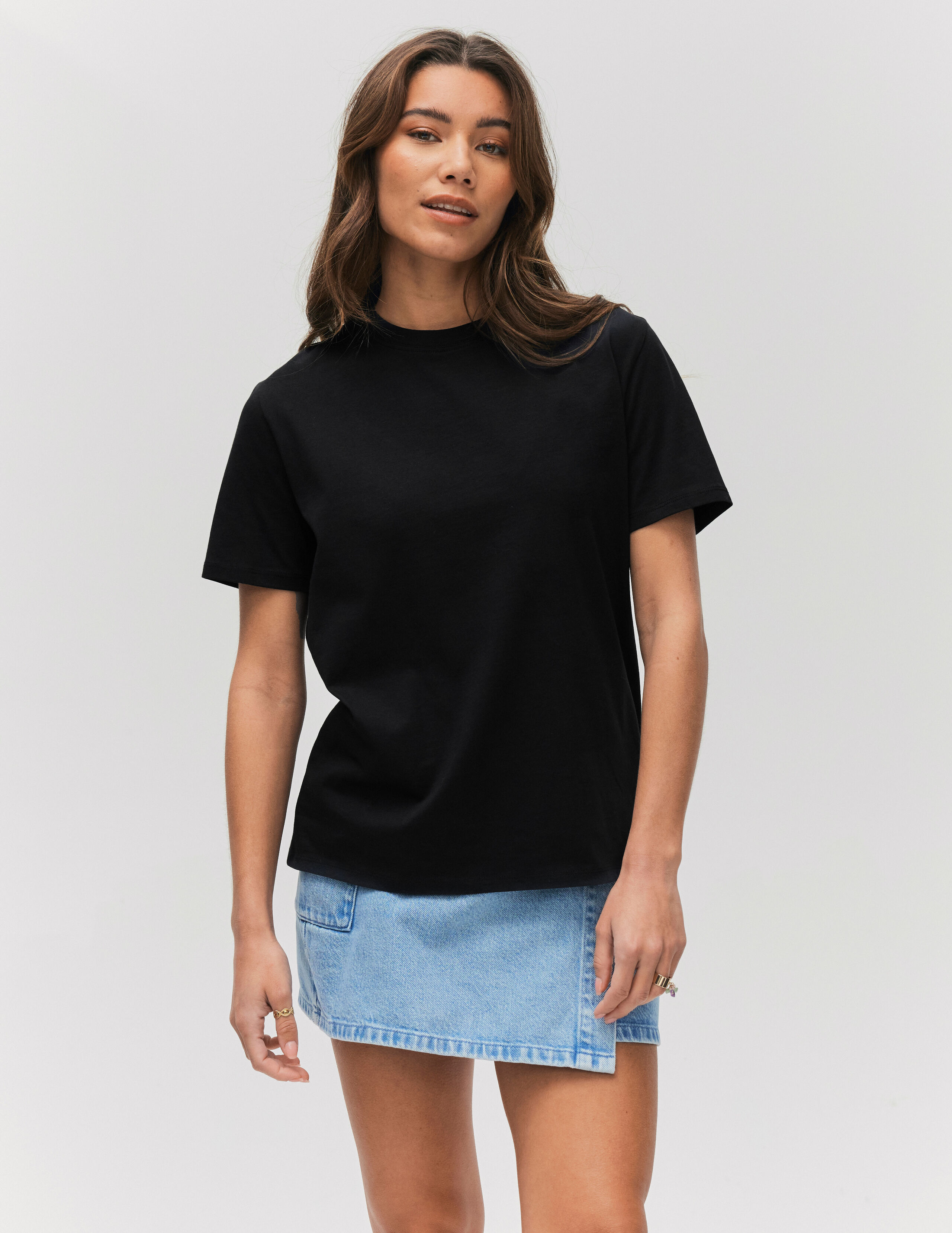 T shirt hotsell noir basique femme