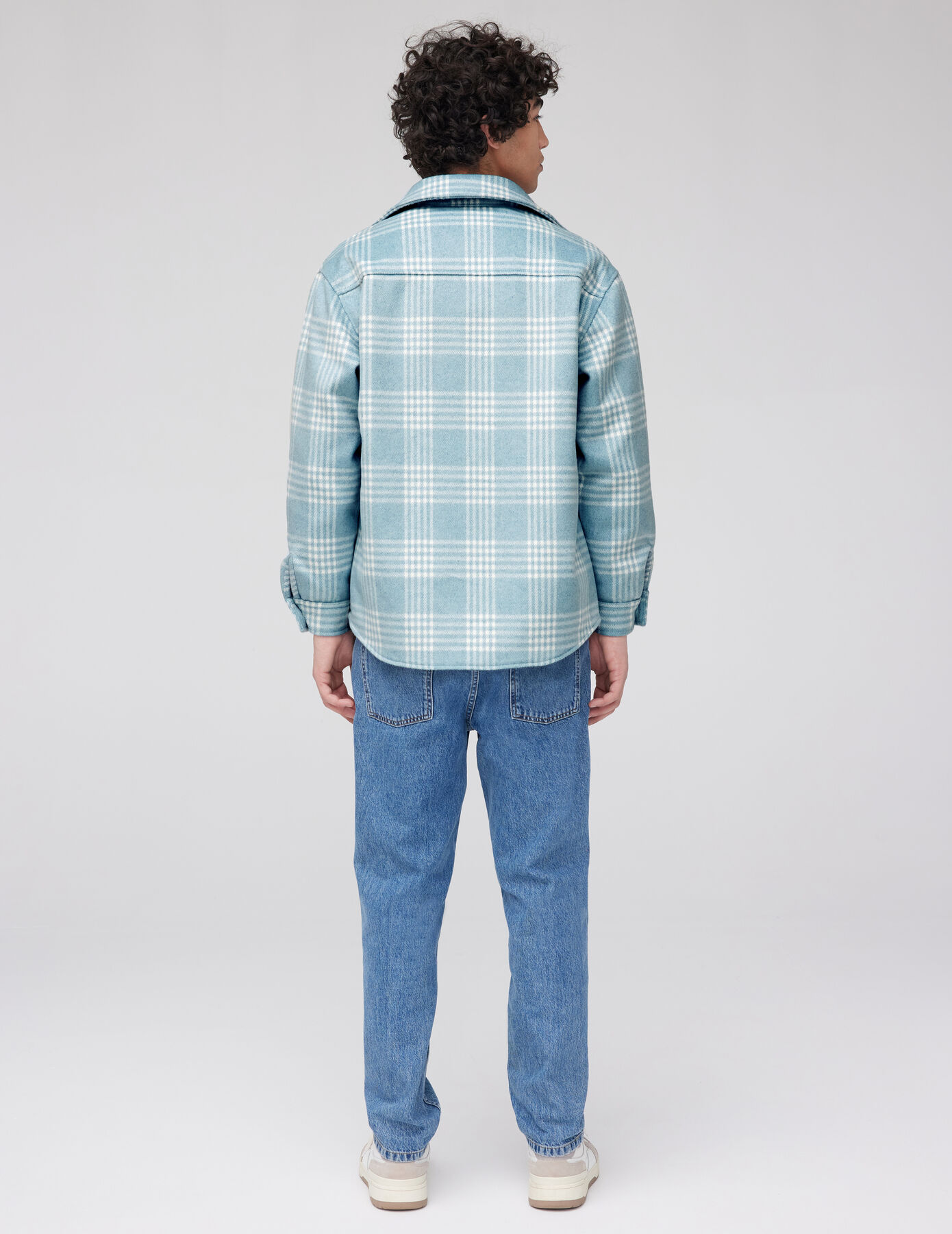 Veste surchemise à carreaux
