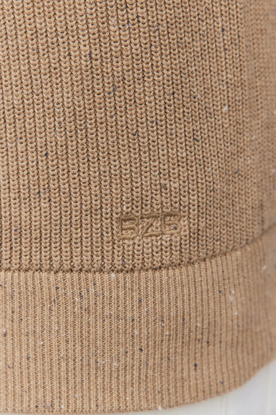 Pull côtelé coton neps