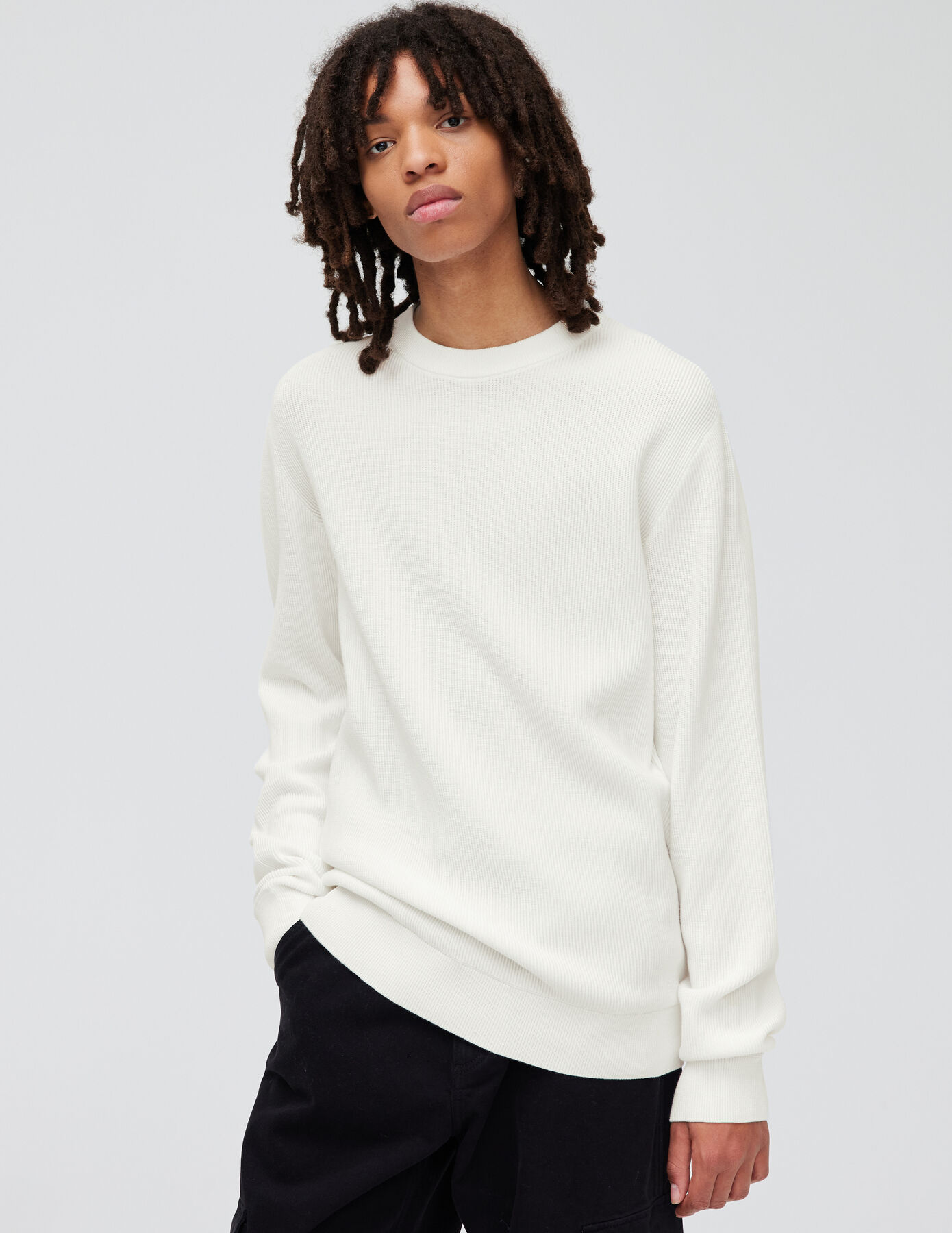 Pull maille fantaisie